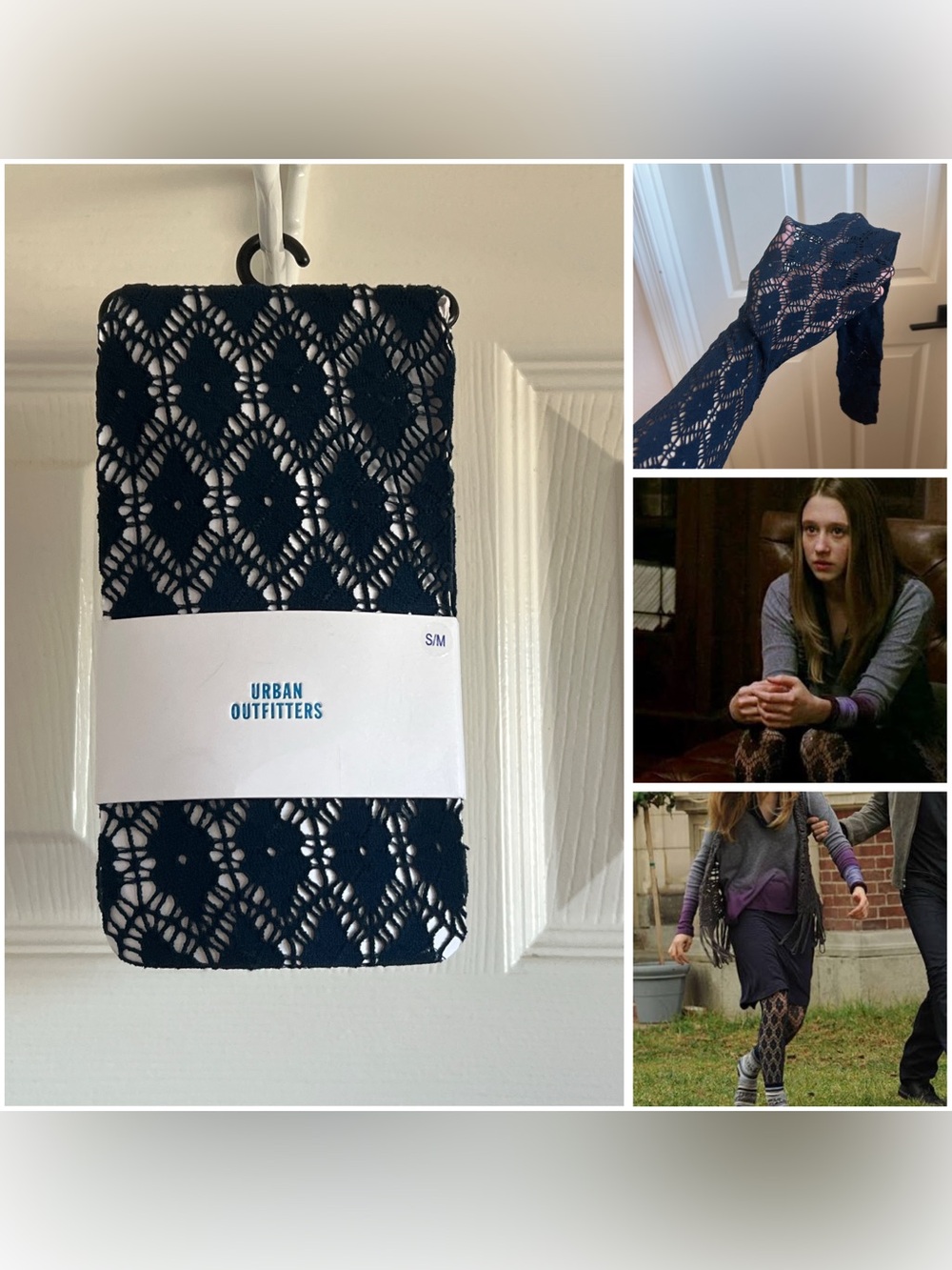 Violet Harmon exact Daisy Crochet Tights